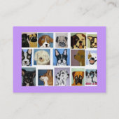 IMG_0135, "DOGS AND MEER, eric ginsburg, worldo... Visitekaartje (Achterkant)