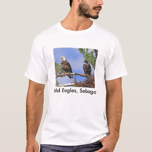 IMG_0411cn, Bald Eagles, Sebago T-shirt (Voorkant)