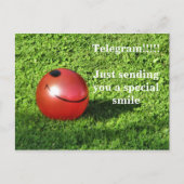 IMG_0530, Telegram!!!!!! Ik stuur je gewoon een sp Briefkaart (Voorkant)