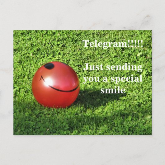 IMG_0530, Telegram!!!!!! Ik stuur je gewoon een sp Briefkaart (Voorkant)