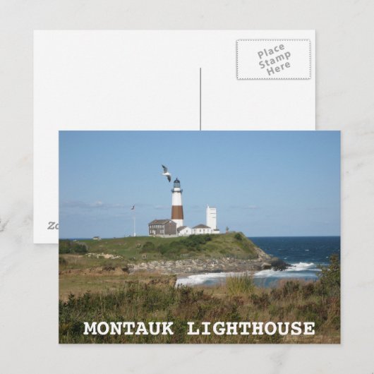 IMG_1012, MONTAUK LIGHTHOUSE BRIEFKAART (Voorkant / Achterkant)
