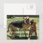 IMG_2252, oom Ron vertelt de grappigste grappen di Briefkaart (Voorkant / Achterkant)