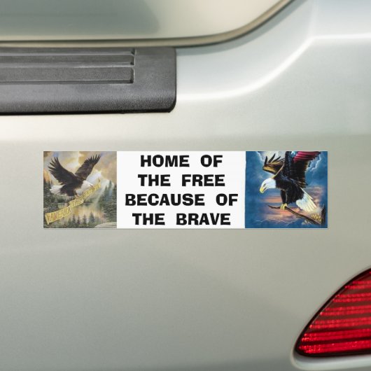 img, 22 adelaar, HUIS VAN DE VRIJHEID VAN ... Bumpersticker (Op auto)