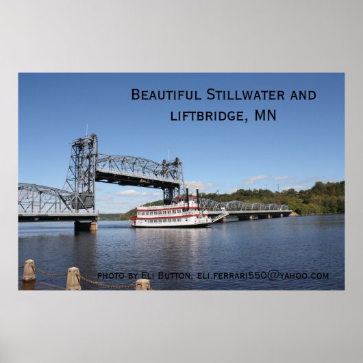 IMG_2574, Mooi Stillwater en liftbridge, ... Poster (Voorkant)