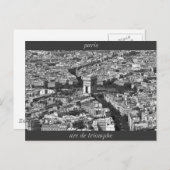 IMG_2588_2, arc de triomphe, parijs Briefkaart (Voorkant / Achterkant)