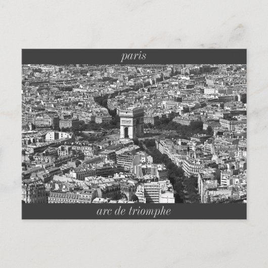 IMG_2588_2, arc de triomphe, parijs Briefkaart (Voorkant)