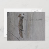 IMG_3995, je hebt me muren voor je laten klimmen! Briefkaart (Voorkant / Achterkant)