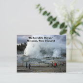 IMG_4274, Waikorohihi Geyser Rotorua, Nieuw-Zeelan Briefkaart (Staand voorkant)