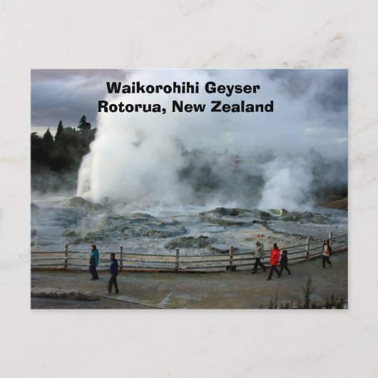 IMG_4274, Waikorohihi Geyser Rotorua, Nieuw-Zeelan Briefkaart (Voorkant)