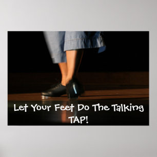 img_5979, laat uw voeten TalkingTAP doen! Poster