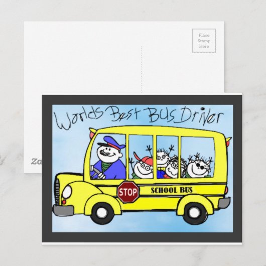 IMG_7017.PNG-cadeautjes voor de waardering van bus Briefkaart (Voorkant / Achterkant)