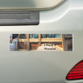 IMG_7869, ik heb een vrouw! Bumpersticker (Op auto)