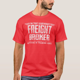Imhat Legendary Freight Broker retro T-shirt