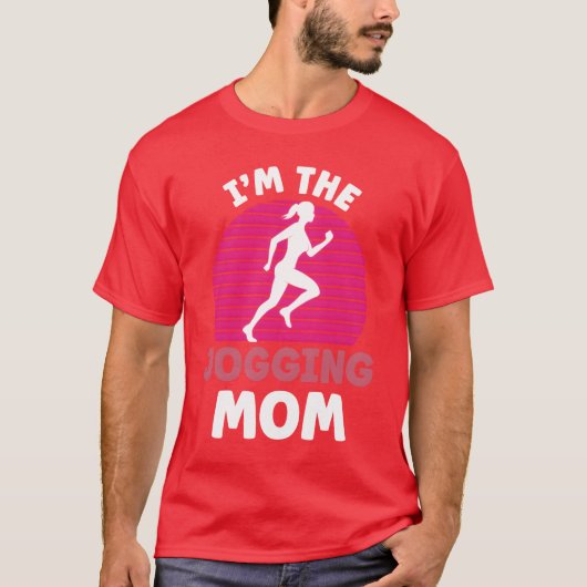 Imhe Jogging Mom Running Runner Boy T-shirt (Voorkant)