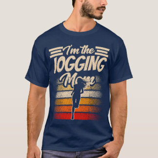 Imhe Jogging Mom Running Runner Moeder familie T-shirt
