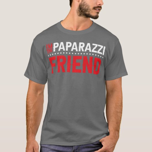 Imhe Paparazzi Vriend grappig T-shirt (Voorkant)