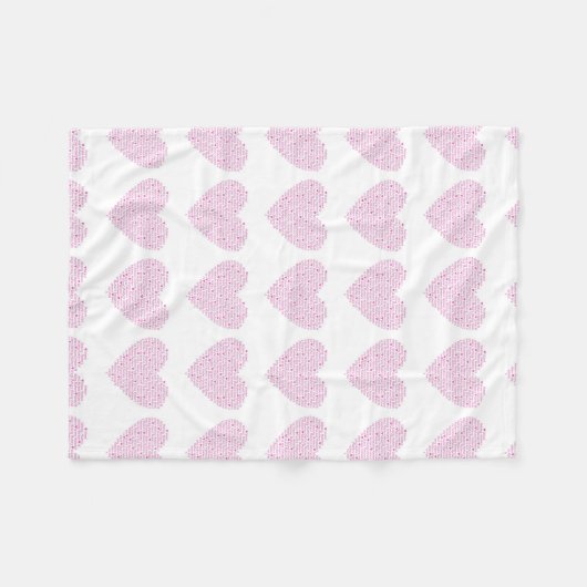 IMHM Heart Blanket (klein) Fleece Deken (Voorkant (Horizontaal))