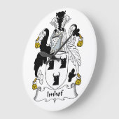 Imhof Family Crest Grote Klok (Hoek)