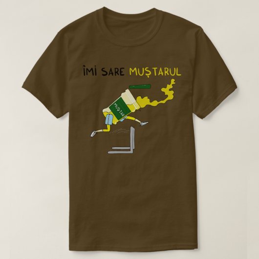 Imi sare mustarul t-shirt (Design voorkant)