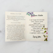 Imieniny - Persoonlijke Poolse naamdagkaart Kaart (Binnen)