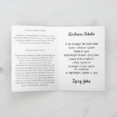 Imieniny - Persoonlijke Poolse naamdagkaart Kaart (Binnen)