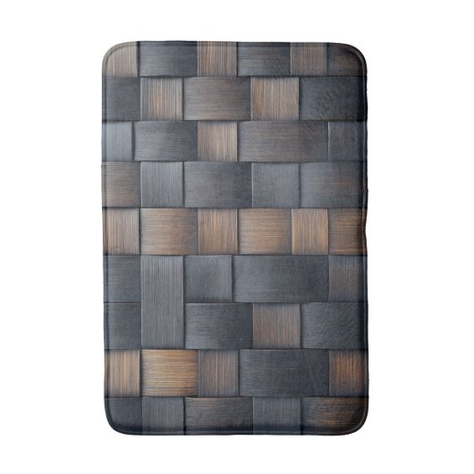 imitatie bamboeweefsel badmat (Voorkant Verticaal)