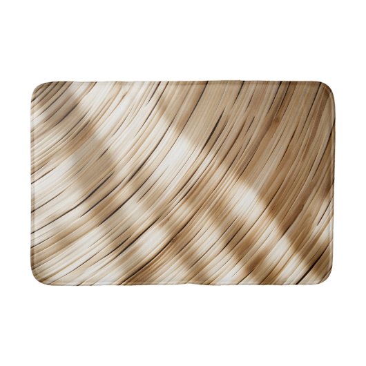 imitatie bamboeweefsel badmat (Voorkant)