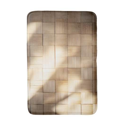 imitatie bamboeweefsel badmat (Voorkant Verticaal)