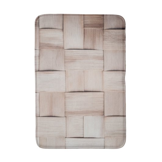 imitatie bamboeweefsel badmat (Voorkant Verticaal)