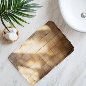 imitatie bamboeweefsel badmat