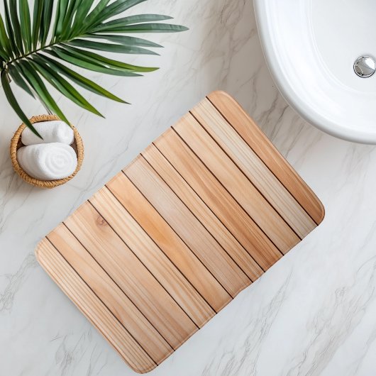 Imitatie Houten Lat Badmat