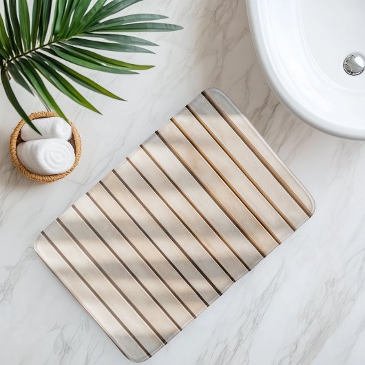Imitatie Houten Lat Badmat