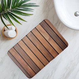 Imitatie Houten Lat Badmat