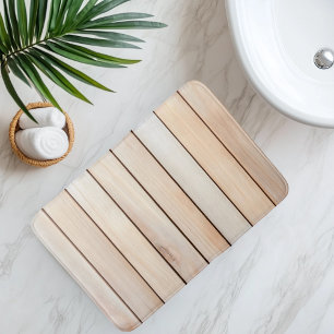 Imitatie Houten Lat Badmat