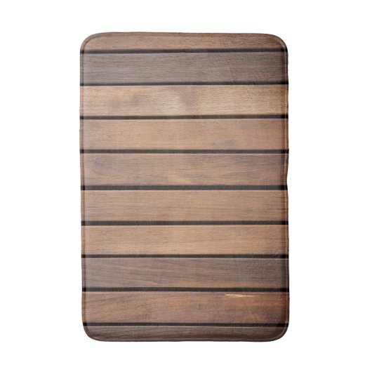 imitatie houten latje badmat (Voorkant Verticaal)