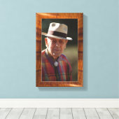 Imitatie houten rand voor 8x10 foto canvas afdruk (Insitu (Houten vloer))