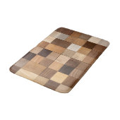 Imitatie Houten Tegels Badmat (Gekanteld)