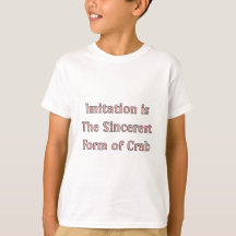Imitatie is de oprechtste vorm van krab