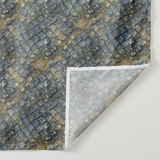 Imitatie krokodillenleer. Dierprint. Wandkleed (Detail)