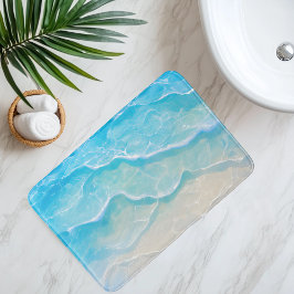Imitatie strandzand onder helder water Anime-stijl Badmat