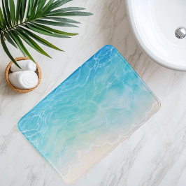 Imitatie strandzand onder helder water Anime-stijl Badmat