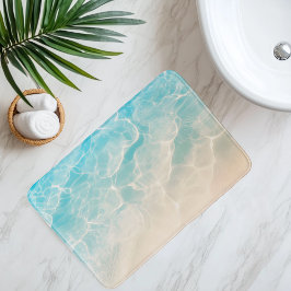 Imitatie strandzand onder helder water Anime-stijl Badmat