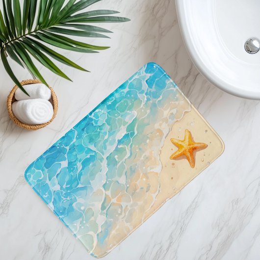 Imitatie Strandzand Zeester Anime Stijl Badmat