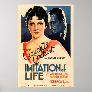 Imitatie van het leven 1934 Film POSTER PRINT A5 A