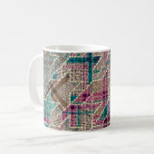 Imitatie van het patroon van de Indische patchwork Koffiemok (Voorkant links)