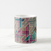 Imitatie van het patroon van de Indische patchwork Koffiemok (Center)
