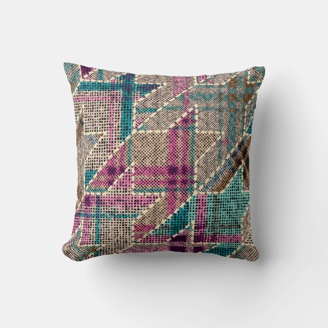 Imitatie van het patroon van de Indische patchwork Kussen (Voorkant)