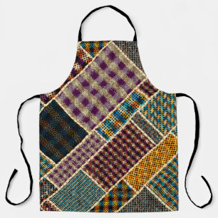 Imitatie van het patroon van de Indische patchwork Schort
