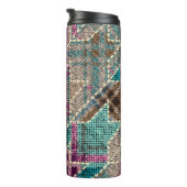 Imitatie van het patroon van de Indische patchwork Thermosbeker (Geroteerd rechts)