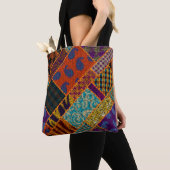 Imitatie van het patroon van de Indische patchwork Tote Bag (Dichtbij)